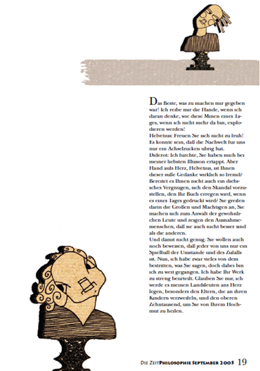 zeit philosophie illustration design